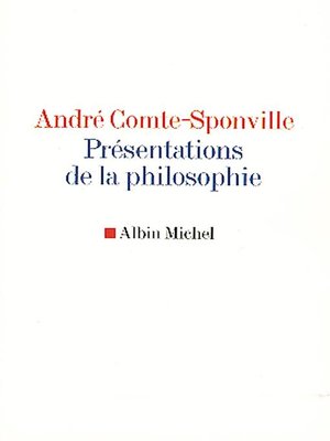 cover image of Présentations de la philosophie